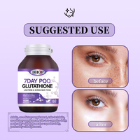 Capsules de suppléments de santé OEM 20 50 100 200 mg Pyrroloquinoline Quinone (PQQ) Q10 Produits de beauté