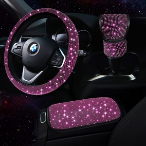 Funda <span class=keywords><strong>de</strong></span> Volante <span class=keywords><strong>de</strong></span> Coche con Diamantes, Diseño Moderno, Universal <span class=keywords><strong>para</strong></span> <span class=keywords><strong>Mujer</strong></span>, Compatible con OLIVER, Cristales Brillantes, <span class=keywords><strong>para</strong></span> las Cuatro Estaciones - Product Image 6