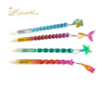 Stylo design personnalisé Kawaii, papeterie mignonne, stylo à bille 0,5 mm en plastique