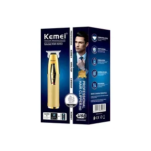 Tagliacapelli e Regolabarba Professionale Ricaricabile Kemei KM-5093, Ricarica USB, Alta Velocità di Rotazione, Clipper Elettrico - Product Image 6