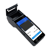 Kartu Kredit Sistem Pos Genggam Pos Kripto dengan Printer Mini Bluetooth 4G/Nirkabel Terminal Pos Kartu Seluler