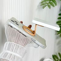 Support magnétique pliable portable et robuste avec anneau métallique coloré pour iPhone 18 17 16 15 Air Plus Pro Max