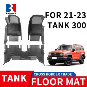 พรมปูพื้นรถยนต์ TPE สำหรับ GWM Tank 300 ปี 2021-2023 พวงมาลัยซ้าย ชุดเต็ม - Product Image 2