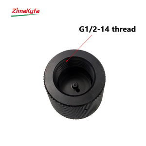 Adaptador de Regulador de Tanque HPA para Paintball, Rosca 0.825-14 NGO G1/2-14 a Acoplador de Desconexión Rápida Airsoft Macho-Hembra - Product Image 6