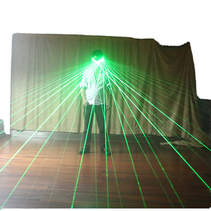 نظارات ليزر حمراء LED نظارات تكنولوجيا المستقبل لضوء دي جي يظهر الموضة البلاستيك تأثيري المستجدات الحزب للحفلات - Product Image 1