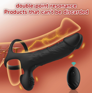 Modèle <span class=keywords><strong>de</strong></span> charge en silicone avec plug anal, étanche IPX6, 7 fréquences pour simulation, jouets sexuels pour hommes, femmes et couples. - Product Image 4