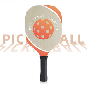 Raquette de pickleball en bois de peuplier personnalisable AA en vente chaude Logo à motif unique directement du fabricant - Product Image 3