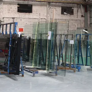 Gebogen 6Mm 10Mm Donkerbruin Reflecterend Gehard Glas Voor Gebouw En Industrieel