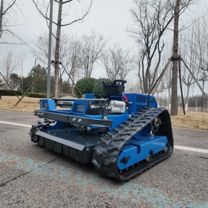 Tondeuse à gazon RC Crawler avec démarrage et arrêt à distance, moteur 4 temps de qualité industrielle 9HP, largeur de coupe 550mm, tondeuse à essence - Product Image 5