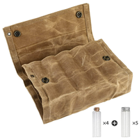 Toile assaisonnement sac de rangement organisateur Portable sac à épices Condiment conteneur ensemble pour Camping en plein air barbecue pique-nique