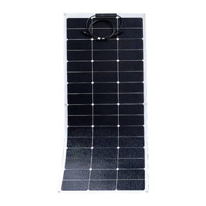 CE 100w 18v Sunpower mono panneau solaire flexible 100w 200w 250w 300w couche mince étanche IP67 ETFE panneau solaire Pv pour toit de voiture - Product Image 1