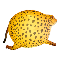 Léopard gonflable géant - Durable et résistant au soleil, imperméable, imprimé en sublimation couleur pour la publicité extérieure