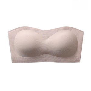 Sous-vêtements sans bretelles femmes petite poitrine Push up Sexy bustier tubulaire antidérapant poitrine tenant sans fil confortable fille été - Product Image 6