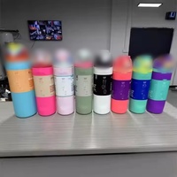Botella de Agua Deportiva con Aislamiento al Vacío de Doble Pared y Logotipo Personalizado 2024, 24/32 oz, Acero Inoxidable, Tapa Cuadrada, Pajita, Aislamiento Térmico de 12-24 Horas