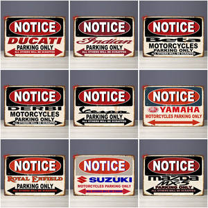 Cartel de chapa clásico de 20X30CM de alta calidad, placa de <span class=keywords><strong>aviso</strong></span> de Metal impresa UV para decoraciones de pared de tienda de trabajo - Product Image 3