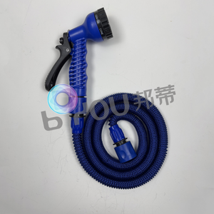 Green Kink Suppliers 50ft Brown Shipping W/newpocket Nozzles Function Shrinking Water Pipe Expandable Lawn Watering Hose - Product Image 4
