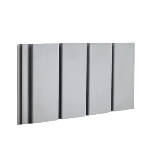 High density pvc slatwall panel for item storage and exterior wall decoration