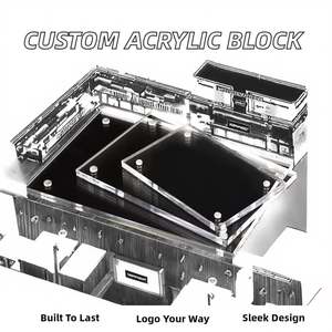 Exhibidor de Bloques Acrílicos Sólidos de Lujo Personalizado para Exhibición de Marcas y Productos en las Industrias de Regalos, Alimentos, Compras y Abarrotes - Product Image 2