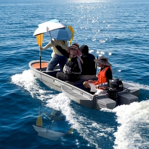 Mini Bote con Motor para 4-6 Personas, Mini Jet Boat, Bote para Pesca con Cebo - Product Image 2