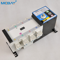 Interrupteur de transfert automatique électrique MEBAY ATS 250A 4P, interrupteur double alimentation MBSI-250GA
