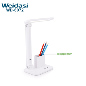 <span class=keywords><strong>Lampe</strong></span> de bureau <span class=keywords><strong>LED</strong></span> rechargeable pour la lecture, économe en énergie et protectrice des yeux, avec porte-crayons et port USB - Product Image 3