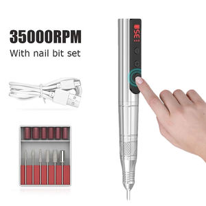 Taladro Eléctrico Inalámbrico <span class=keywords><strong>de</strong></span> Alta Velocidad <span class=keywords><strong>de</strong></span> 35000 RPM, Máquina Profesional para <span class=keywords><strong>Uñas</strong></span>, Removedor <span class=keywords><strong>de</strong></span> Esmalte <span class=keywords><strong>de</strong></span> Gel, Uso en Salón y Hogar - Product Image 2