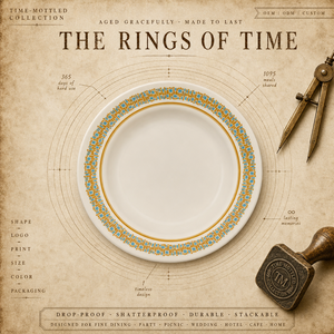 Assiette <span class=keywords><strong>de</strong></span> service en mélamine OEM/ODM pour desserts, base stable, pour comptoir <span class=keywords><strong>de</strong></span> cuisine, découpe <span class=keywords><strong>de</strong></span> fruits, antidérapante, centre <span class=keywords><strong>de</strong></span> table extérieur - Product Image 1