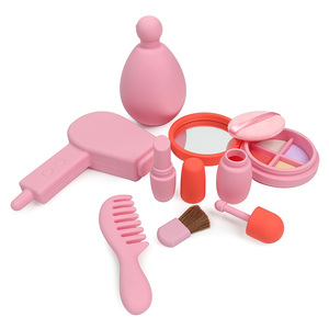Free Bpa Silicone Pretend Play Kids Makeup <strong>Toys</strong> Children Make up <strong>Set</strong> <strong>Hairdressing</strong> Simulation <strong>Set</strong> Dressing up <strong>Toys</strong> for Girls - Product Image 5