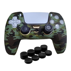 Empuñaduras de funda antideslizante de silicona suave para accesorios de protección del controlador <span class=keywords><strong>PS5</strong></span> - Product Image 3