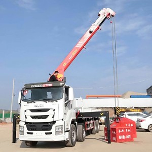 รถบรรทุกติดเครน ISUZU GIGA 8X4 14 ตัน 16 ตัน รถเครนก่อสร้างแบบแขนยืดได้ - Product Image 3