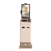 Máquina de Quiosco de Pago de Autoservicio con Pantalla Táctil, Escáner de Pasaportes, Lector de Tarjetas, Impresora A4, Reciclador de Efectivo y Monedas, Terminal SDK
