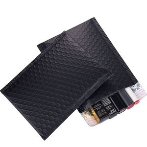 Enveloppes d'expédition matelassées en polybulle noires mates auto-adhésives, durables et imperméables, pour l'emballage en gros - Product Image 2