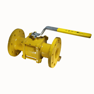 Válvula de bola manual PN40 para gas (con brida / de 3 piezas) Dn80 OEM de alta temperatura 1564, válvula de gas manual OEM, soporte de válvula G - Product Image 5