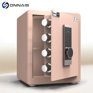 Caja Fuerte con Huella Dactilar Onnais, Caja de Seguridad para Efectivo y Llaves, 5 Colores, Caja de Seguridad con Cerradura Electrónica Digital para Oficina y Hogar - Product Image 4