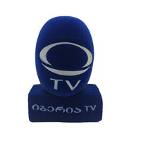 Cache-micro en mousse PU injectée légère et écologique, durable, noir et rouge, pour KTV, karaoké, usage quotidien, personnalisable