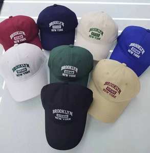 Casquettes <span class=keywords><strong>de</strong></span> baseball unisexes décontractées BROOKLYN NEW YORK, chapeaux <span class=keywords><strong>en</strong></span> coton respirant, idéaux <span class=keywords><strong>pour</strong></span> les activités <span class=keywords><strong>de</strong></span> plein air - Product Image 1