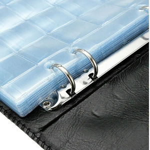 Cuir PU vintage 240 480 poches capsulées recharge <span class=keywords><strong>euro</strong></span> collection album <span class=keywords><strong>livre</strong></span> - Product Image 4