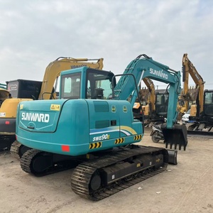 รถขุด SUNWARD SWE90E SWE90 9T มือสองราคาถูก ผลิตในจีน ชั่วโมงการใช้งานต่ำ รถแทรกเตอร์ขนาดเล็ก จัดส่งรวดเร็ว รถขุดไฮดรอลิก CE/EPA - Product Image 2