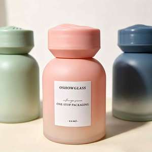120ml Gradient Colored Glass Empty <strong>Car</strong> Perfume Bottle Essential Oil <strong>Refillable</strong> <strong>Car</strong> Aromatherapy Container - Product Image 2