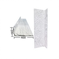 Vente en gros de placages en pierre PU de 30 mm pour coins - Pierre artificielle durable et résistante aux intempéries pour la rénovation des façades de bâtiments