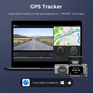 3 kênh Car DVR HD 4K 3-len bên trong xe Dash Cam ba cách máy ảnh dvrs ghi video mini Dashcam máy quay 3 inch - Product Image 4