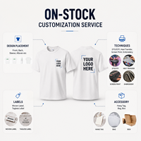 T-shirt Sportif Homme Effet Glacé 210 g/m² Séchage Rapide Vêtement de Sport Personnalisable Logo Technique Sorona Mélange Coton Respirant Performance