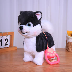 ของเล่นสัตว์เลี้ยงตุ๊กตาขนนุ่มแบบจำลองสำหรับเด็ก  รูปแบบสุนัขและแมว  สามารถเลียลิ้นได้ เดิน ร้องเพลง เรียนรู้ และพูดได้ - Product Image 4