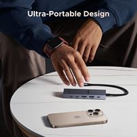 UGREEN Revodok Pro USB-C Hub 6 in 1 10Gbps 4K 60Hz, Pengiriman Daya 100W untuk MacBook Pro/Air, iPad Pro, Thinkpad Rog Ally