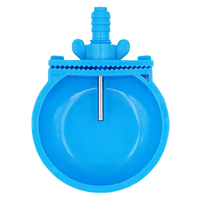 Bol d'eau d'abreuvoir de lapin automatique de couleur bleue bol d'eau de lapin en plastique de nouvelle condition