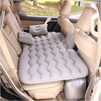 Canapé-lit gonflable pour siège arrière de voiture avec pompe et oreiller Canapé-lit portable pour voyage, camping et voiture SUV