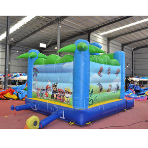 Perro de la patrulla al aire libre Castillo de salto inflable 5x4m Cachorro Tema Casa de rebote inflable para fiestas de cumpleaños - Product Image 3