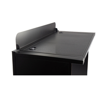 Table de DJ pliable en acier plein FS013 Yinyu avec support pour ordinateur portable et porte-gobelet en option pour les événements et les spectacles de DJ professionnels