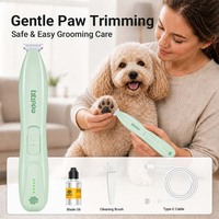 Tondeuse à poils pour animaux de compagnie sans fil professionnelle LILIPRO PT200, rechargeable, silencieuse, pour chiens et chats, ensemble de produits de toilettage