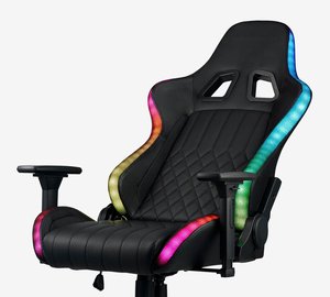 Silla Gamer Ergonómica y Económica con Ruedas, Colorida, la Mejor Silla Gamer OEM para el Hogar y la Oficina, Deportiva, con Altura Ajustable, Iluminación RGB y LED - Product Image 4